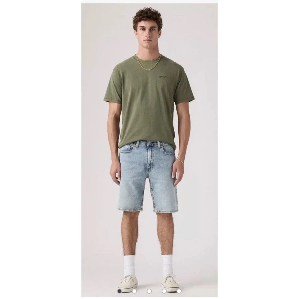 NWT Levi's 405‎ Standard Jean Shorts Men's 40 Denim Division Fight The Feeling